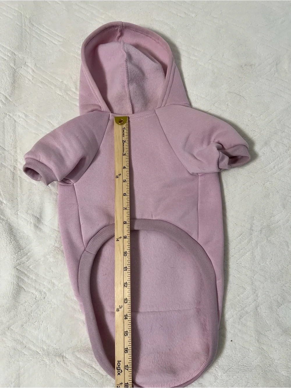 BAOBICUTE Lavender Hooded Dog Sweatshirt with Front Pocket
